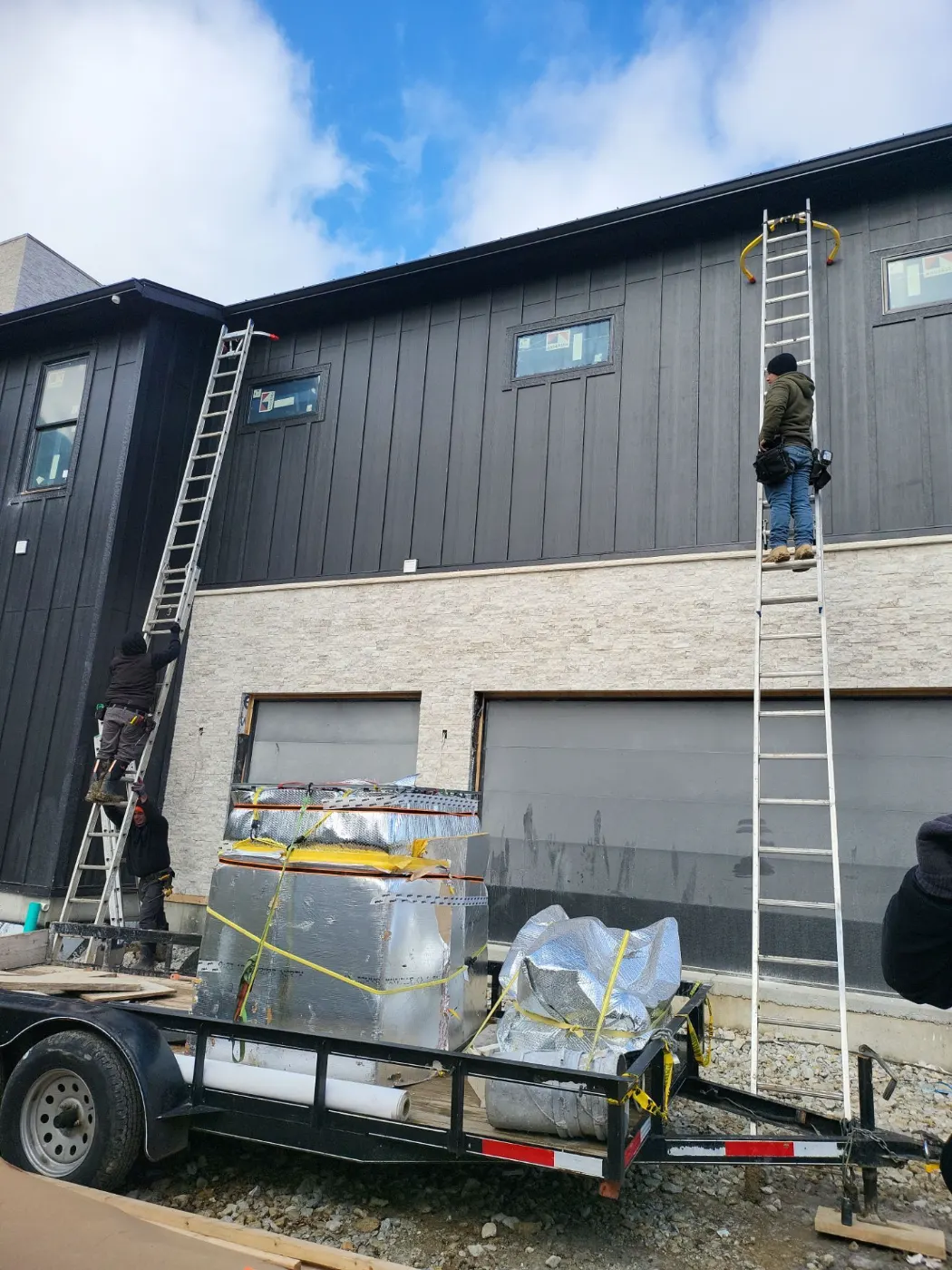 Vinyl siding replacement completed in Woodcreek Crossing