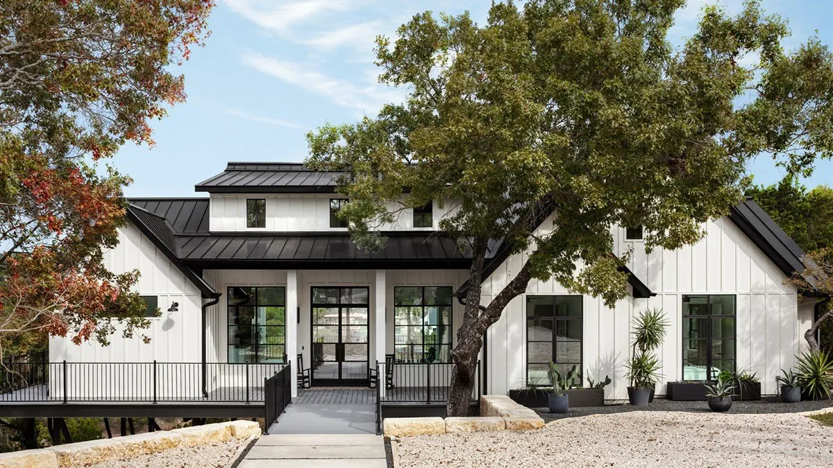 Fiber cement siding installed on a Woodcreek Crossing home